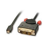 Adapterkabel micro-HDMI TypD [m] --> DVI [m] , 3m (AV-DHDMIM-DVIM-3)