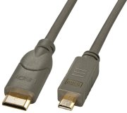 Adapterkabel micro-HDMI TypD [m] --> mini-HDMI TypC [m], 0,5m (AV-DHDMIM-CM-0,5)