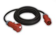 CEE-Kabel 32A , rot, (5pol), Länge:  3m (CE-32A-03)