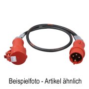 CEE-Kabel 16A rot, (4pol). für Motoren,  2,5m (CK-16A-4-02.5)