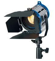 ARRI Junior Fresnel-Stufenlinsen Scheinwerfer  silber/blau 300W (LA-ARRI-300SI-BL)