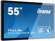 iiyama LCD-Touchdisplay 55" ProLite TF5538UHSC-B1AG, schwarz, kapazitiv (12-fach Touch), 16:9 4K-UHD, Lautsprecher (PM-55-TOUCH-IIYA)