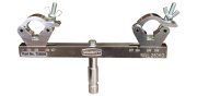 Traversenaufnahme mit TV-Zapfen (28mm), Doughty T55800, silber (RG-TRUSS-AUF)