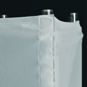 Traversenhusse aus Stretchmaterial Umfang 120cm, Länge 3m, weiß mit Klettverschluss (SH-120-300-WS-KL)