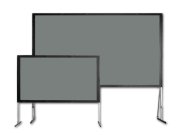 Rahmenleinwand AV Stumpfl Monoblox32 Set, 286x170cm, Bildfläche 266x150cm (16:9), Rückprojektionstuch (SL-286X170MB32RP)