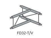 Eurotruss FD32 Zweipunkttraverse Corner 3-way 50x50x29cm "T-Vertikal" (T2-FD32-TV)