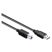 USB 3.0 Kabel Typ A [m]-->Typ B [m]  1,8m (VU-A3.0-B-01,8)