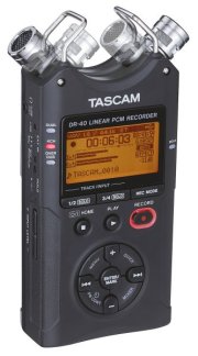 Tascam DR-40 MP3/Wave-Recorder, 4 Kanal (2x Stereo) (ZS-DR40)